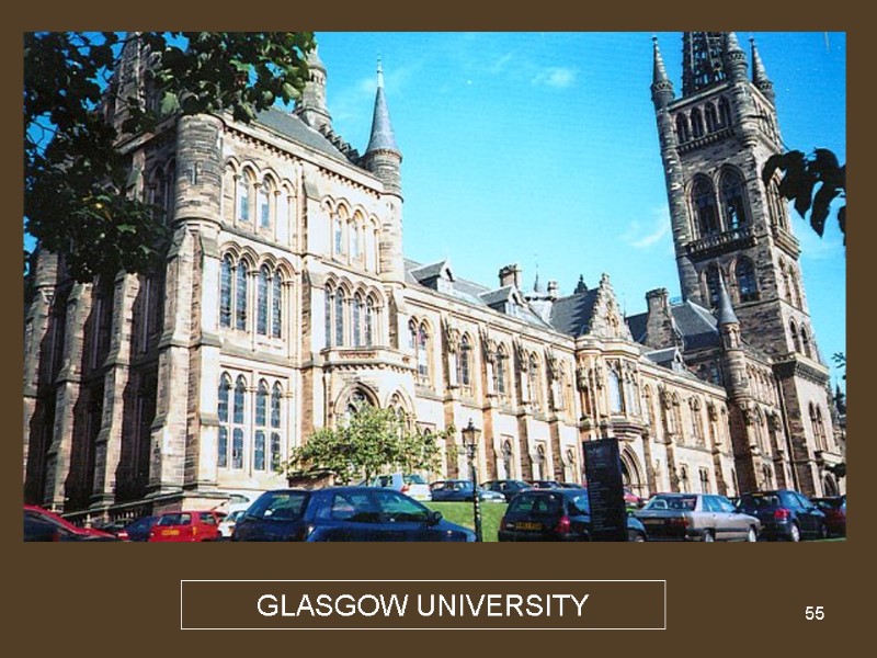 55 GLASGOW UNIVERSITY